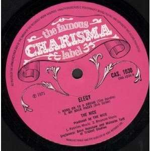  ELEGY LP (VINYL) UK PINK CHARISMA 1971 NICE Music
