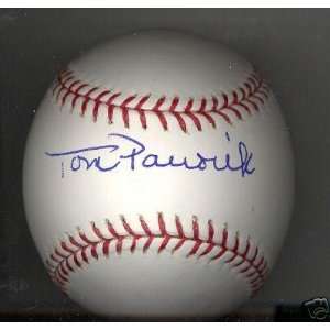  Tom Pacoriek Signed Official Ml Ball   Autographed 