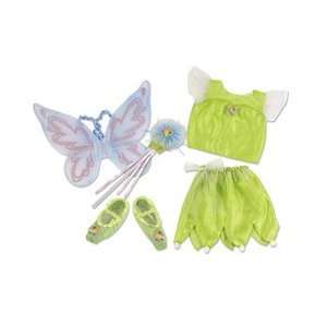  Disney Princess Fairies Tinkerbell Green   Girls Size 4 