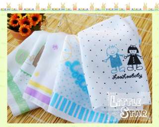 BNWP CUTE Cotton Baby Muslin Squares♥FREE PP♥BOYS  