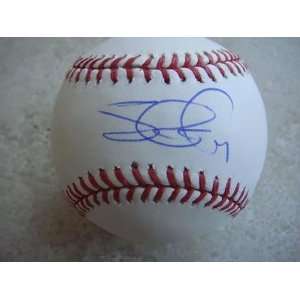  Scott Radinsky Autographed Baseball   Dodgers Jewish 