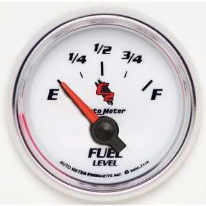  Auto Meter 7116 C2 Short Sweep Electric Fuel Pressure 
