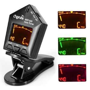   Clip on Digital Chromatic Tuner for Guitar Bass Violin Electronics