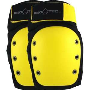  Protec Rental Knee Large Black Yellow Skate Pads Sports 