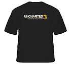 Uncharted 3 Logo Video Game T Shirt