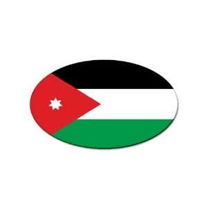  Jordan Flag Oval Magnet