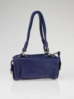 Marc Jacobs Bright Blue Leather Mini Satchel Bag  