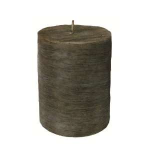  Goose Creek 4 by 4 Inch Rain Etched Pillar Candle