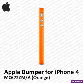 Genuine Apple Bumper Case iPhone 4   Orange MC672ZM/A  
