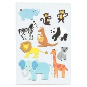  Zoo Animals Dimensional Stickers Arts, Crafts & Sewing