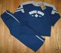 TORONTO MAPLE LEAFS NHL Hockey Boys Size 6X Mighty Mac Sweatsuit 