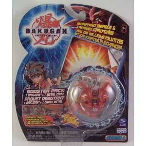  Bakugan Battle Brawlers Booster Pack Red Robotallion Toys 