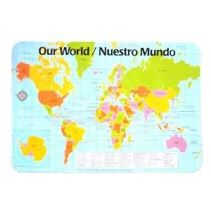    Educational Placemat for Kids   World Geography Toys & Games
