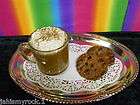 Realistic Faux Fake Food CAPPUCCINO +COOKIES Home Displ