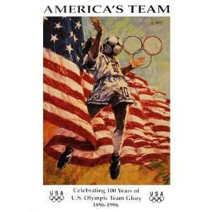  Americas Team (US Olympic Soccer) HIGH QUALITY CANVAS 