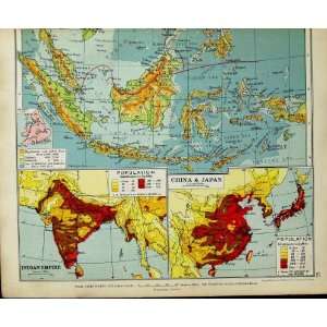   Map China Japan Indian Empire Borneo Africa Guinea