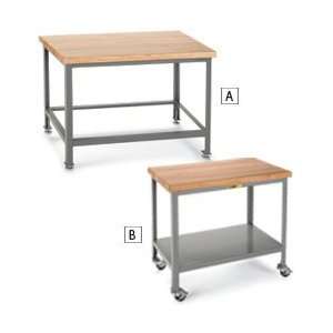 LITTLE GIANT 1000 Lb. Capacity Workbenches with 13/4 Thick Hardwood 