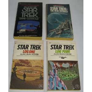  Set of 4 Star Trek Vintage Paperbacks 