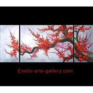  Abstract Paintings on Canvas Painting Japanese Cherry 