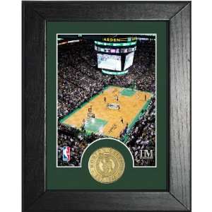 Highland Mint Boston Celtics Td Banknorth Garden 5X7 Wood Framed Mini 