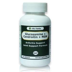  Vitanherbs GLUCOSAMINE SULFATE 500 mg, 120 Capsules 