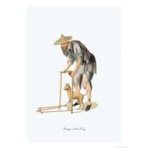  Beggar with a Dog Giclee Poster Print by George Henry 