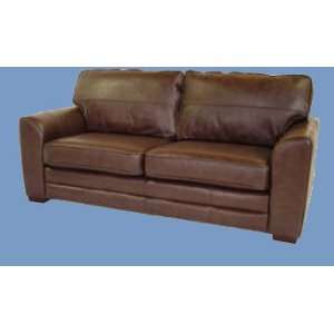  Manhattan Leather Two Seater Sofa