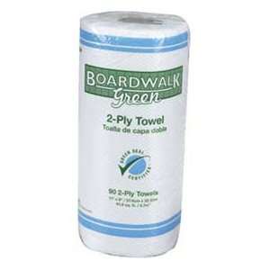   Roll Towels, Perforated, Two Ply, 11 X 9, 90/Roll