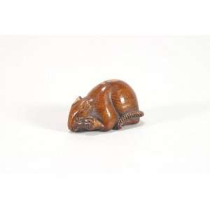  Netsuke Rat Lying Down Toys & Games