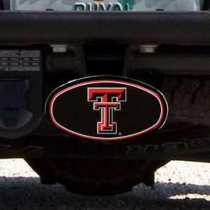  Texas Tech Red Raiders Domed Logo Plastic Hitch Cover 