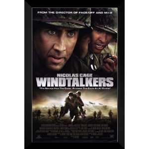   Windtalkers FRAMED 27x40 Movie Poster Nicholas Cage