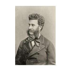  Johann Strauss 12x18 Giclee on canvas