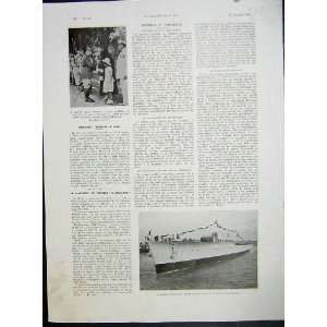  Azan Marseillaise Saint Nazaire Ship French Print 1935 
