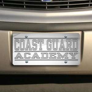  NCAA Coast Guard Academy Bears Silver Mirrored License 