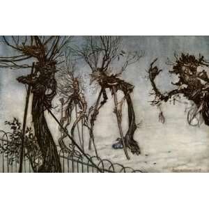  FRAMED oil paintings   Arthur Rackham   24 x 16 inches 