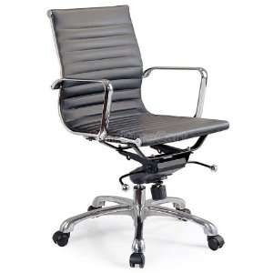   Comfy Low Back Black Office Chair comfy lb b chair