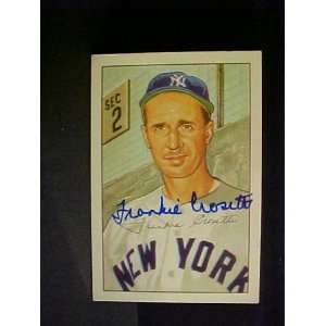  Frank Crosetti New York Yankees #252 1952 Bowman Reprint 