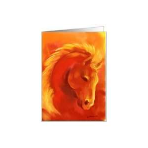 Fire Horse Card