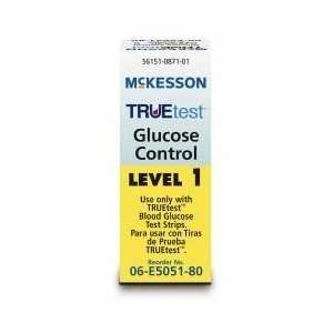  McKesson Glucose Control Solution TRUEtest 3 mL Level 1 