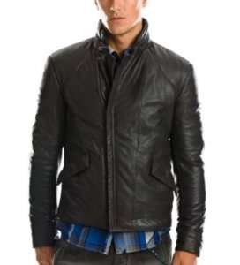 Armani Exchange Real Lamb Leather Jacket $425 NEW S  
