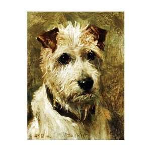  John Emms   Portrait Of A Terrier Darkie Giclee