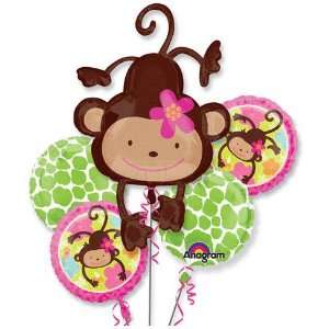  Monkey Love Bouquet Of Balloons (5 per package) Toys 