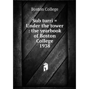  Sub turri  Under the tower  the yearbook of Boston 