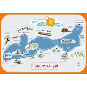 Lake Geneva Puzzle, Wooden Reveal Collectible