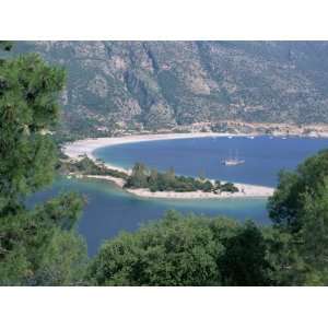 Bay of Oludeniz (Olu Deniz), Fethiye, Lycia, Anatolia, Turkey Premium 