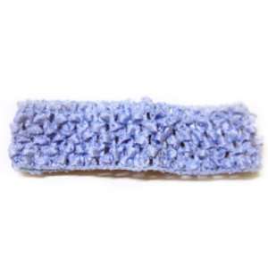   Blue Crochet Headband Stretch and Soft for baby girls Beauty