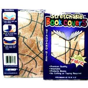  Basketball Theme Stretchable Book Covers (2 Per Order 