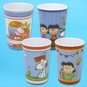  Tumbler 4.25 H Snoopy 4 Assorted Food & Beverage Case Pack 