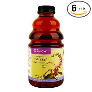 The Tao of Tea Tulsi Chai Concentrate, 32 Ounce Bottles (Pack of 6)