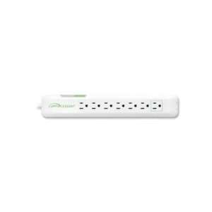   Protector 7 Outlet 1080 Joule 6 Cord White   CCS09853 Electronics